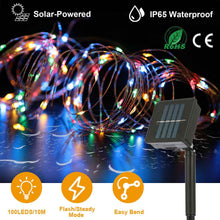 将图片加载到图库查看器，100 LEDs Solar String Lights
