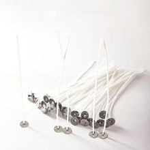 Load image into Gallery viewer, 100-Piece: EricX Light Cotton Candle Wick 6" Pre-Waxed for Candle Making
