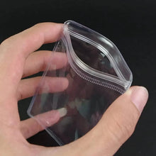 Load image into Gallery viewer, 100-Pieces: Transparent PVC Plastic Storage Sealed Jewelry Bag
