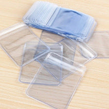 Load image into Gallery viewer, 100-Pieces: Transparent PVC Plastic Storage Sealed Jewelry Bag
