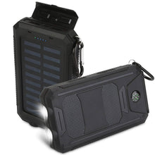 Load image into Gallery viewer, 10000mAh Solar Power Bank External Battery Pack
