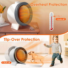 Load image into Gallery viewer, 1000W Electric Space Heater Fan
