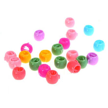 Load image into Gallery viewer, 100Pcs Cute Candy Colors Plastic Hairpins Mini Hair Claw Clips Hair Braids Maker Beads Headwear Gorgeous Hair Accessories For Women
