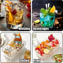Load image into Gallery viewer, 101oz. Ice Cube Tray Set - 64 Pcs Silicone Ice Cube Tray With Lid &amp; Bin
