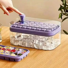 Load image into Gallery viewer, 101oz. Ice Cube Tray Set - 64 Pcs Silicone Ice Cube Tray With Lid &amp; Bin
