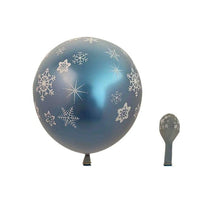将图片加载到图库查看器，104pcs Snowflake Ice Snow Metal Balloon For Birthday Party Decor Baby Showers Winter Themed Balloons For Party Wedding and Birthday Boy Party Ballons
