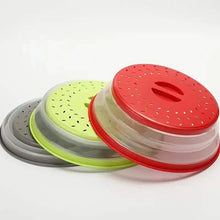 Load image into Gallery viewer, 10.5 inch Collapsible Food Plate Lid Cover
