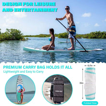 Load image into Gallery viewer, 10’6” x 32”x 6” Paddle Boards for Adults with Premium SUP Accessories and Backpack
