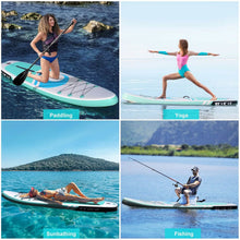 Load image into Gallery viewer, 10’6” x 32”x 6” Paddle Boards for Adults with Premium SUP Accessories and Backpack
