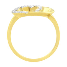 Load image into Gallery viewer, 14KT Yellow Gold 1/10 ctw. Diamond Heart Shape Ring (K-L, I1-I2) - Size 7
