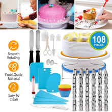 将图片加载到图库查看器，108-Piece: Cake Decorating Supplies Kit
