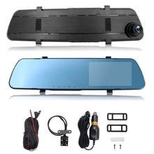 将图片加载到图库查看器，1080P Car DVR 4.3inches Dash Cam with 140° Angle Loop Recording
