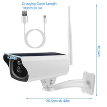 将图片加载到图库查看器，1080P Solar Powered Wifi IP Camera
