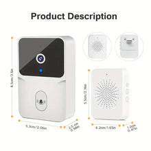 Load image into Gallery viewer, 1080P WiFi Smart Video Doorbell with HD Night Vision, Two-Way Audio with App Control
