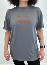 Load image into Gallery viewer, The Best Mum Unisex Bamboo Viscose/Organic Cotton Short Sleeve Graphic T-Shirt
