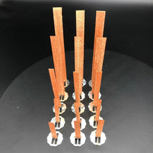 将图片加载到图库查看器，10pc 6-13cm Wooden Candles Wick With Sustainer Tab Candle Wick Core For DIY Candle Handmade Wooden Wick Soy Parffin Wax Wick DIY Candle Making
