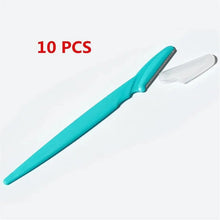 Load image into Gallery viewer, 10pcs Exfoliating Dermaplaning Eyebrow Razor - Facial Hair Remover Women Beauty Makeup Skin Care Tools
