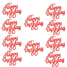 将图片加载到图库查看器，10pcs Glitter Happy Birthday Cake Topper Happy Birthday Cake Topper Happy Birthday Cupcake Topper Glitter Gold Decoration Bling Sparkle Decoration Sign Happy Birthday Cake Topper Girl Birthday Dessert Decor
