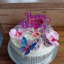 将图片加载到图库查看器，10pcs Glitter Happy Birthday Cake Topper Happy Birthday Cake Topper Happy Birthday Cupcake Topper Glitter Gold Decoration Bling Sparkle Decoration Sign Happy Birthday Cake Topper Girl Birthday Dessert Decor
