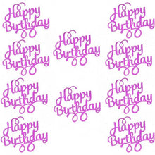 将图片加载到图库查看器，10pcs Glitter Happy Birthday Cake Topper Happy Birthday Cake Topper Happy Birthday Cupcake Topper Glitter Gold Decoration Bling Sparkle Decoration Sign Happy Birthday Cake Topper Girl Birthday Dessert Decor
