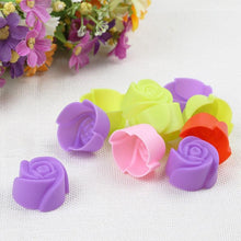 Load image into Gallery viewer, 10pcs Rose Mold  Food Grade Silicone Mini Cupcake Cake Tool Muffin Cookie Baking Molds Chocolate Soap Pastry Decorating Set Reusable And Non-stick Mini Size Silicone Baking Cups Muffin Cups Mini Cupcake Liners Mini Chocolate Holders
