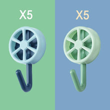 Load image into Gallery viewer, 10PCS Self Adhesive Wall Hook Strong Without Drilling Coat Bag Bathroom Door Kitchen Towel Hanger Hooks Home Storage Accessories Decorative Hooks Entrance Organizers with Self-Adhesive Hooks for Hanging Keys Towels
