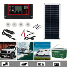 将图片加载到图库查看器，10W Solar Panel 18V Solar Cell 60A&amp;100A Controller Solar Panels
