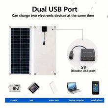 将图片加载到图库查看器，10W Solar Panel 18V Solar Cell 60A&amp;100A Controller Solar Panels

