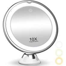 将图片加载到图库查看器，10X Magnifying Makeup Mirror with Lights
