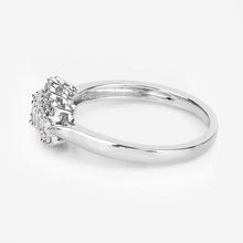 Load image into Gallery viewer, 0.37 Carat Genuine White Diamond 14K White Gold Ring (E-F Color, VS-SI Clarity)
