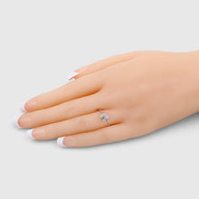 Load image into Gallery viewer, 0.33 Carat Genuine White Diamond 18K White Gold Ring (F-G Color, VVS-VS Clarity)

