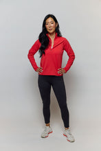 Load image into Gallery viewer, Foudy Mid-Weight Long Sleeve ½ Zip Top
