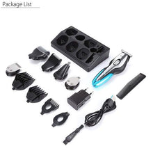 Load image into Gallery viewer, 11-in-1 Professional Fast Charging Hair Clipper Haircut Shaver Wireless
