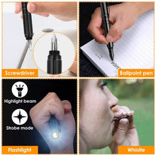 Load image into Gallery viewer, 11-in-1 Tactical Pen Gear Set
