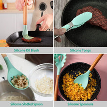 Load image into Gallery viewer, 11-Piece: Silicone Cooking Utensil Set
