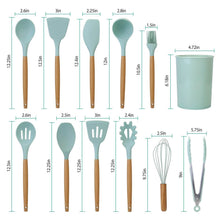 Load image into Gallery viewer, 11-Piece: Silicone Cooking Utensil Set
