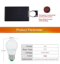 将图片加载到图库查看器，110V 220V E27 RGB LED Bulb Lights 5W 10W 15W RGB Lampada Changeable Colorful RGBW LED Lamp With IR Remote Control+Memory Mode RGB LED Light Bulbs, 10W LED Color Changing Light Bulb with Remote Control
