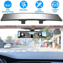 Load image into Gallery viewer, 11.4-Inch Interior Clip-On Curve Car Rearview Mirror

