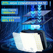将图片加载到图库查看器，118 LED Solar Motion Sensor Flood Lights with Remote Control
