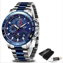 Load image into Gallery viewer, Business Elegant Men's  Watch With Chronometers Day View  Fluorescent Hands Excellent Look Unique Design Perfect Gift For Your Man
