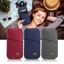 Load image into Gallery viewer, 12 Pocket Travel Passport Wallet
