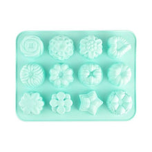 Load image into Gallery viewer, 12 Emoticons Ice Mould Silicone Baking Mold Cake Candy Chocolate Sugar Ice Pastry Food Mold Funny Multifunction Kitchen Bar Tool Silicone Emoji Molds Flexible Molds Kitchen Accessories
