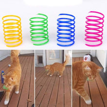 将图片加载到图库查看器，12-Piece: Cat Coil Spring Toy
