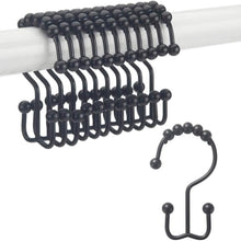 将图片加载到图库查看器，12-Piece Set: Titanker Shower Curtain Hooks Rings
