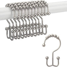 将图片加载到图库查看器，12-Piece Set: Titanker Shower Curtain Hooks Rings

