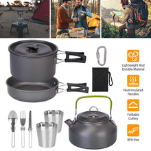 将图片加载到图库查看器，12-Pieces: Camping Cookware Set
