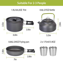 将图片加载到图库查看器，12-Pieces: Camping Cookware Set
