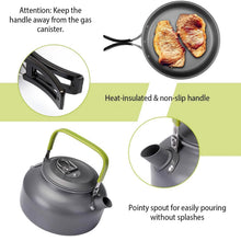将图片加载到图库查看器，12-Pieces: Camping Cookware Set
