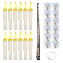将图片加载到图库查看器，12-Pieces: Flameless LED Magic Floating Candles
