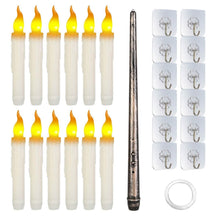 将图片加载到图库查看器，12-Pieces: Flameless LED Magic Floating Candles
